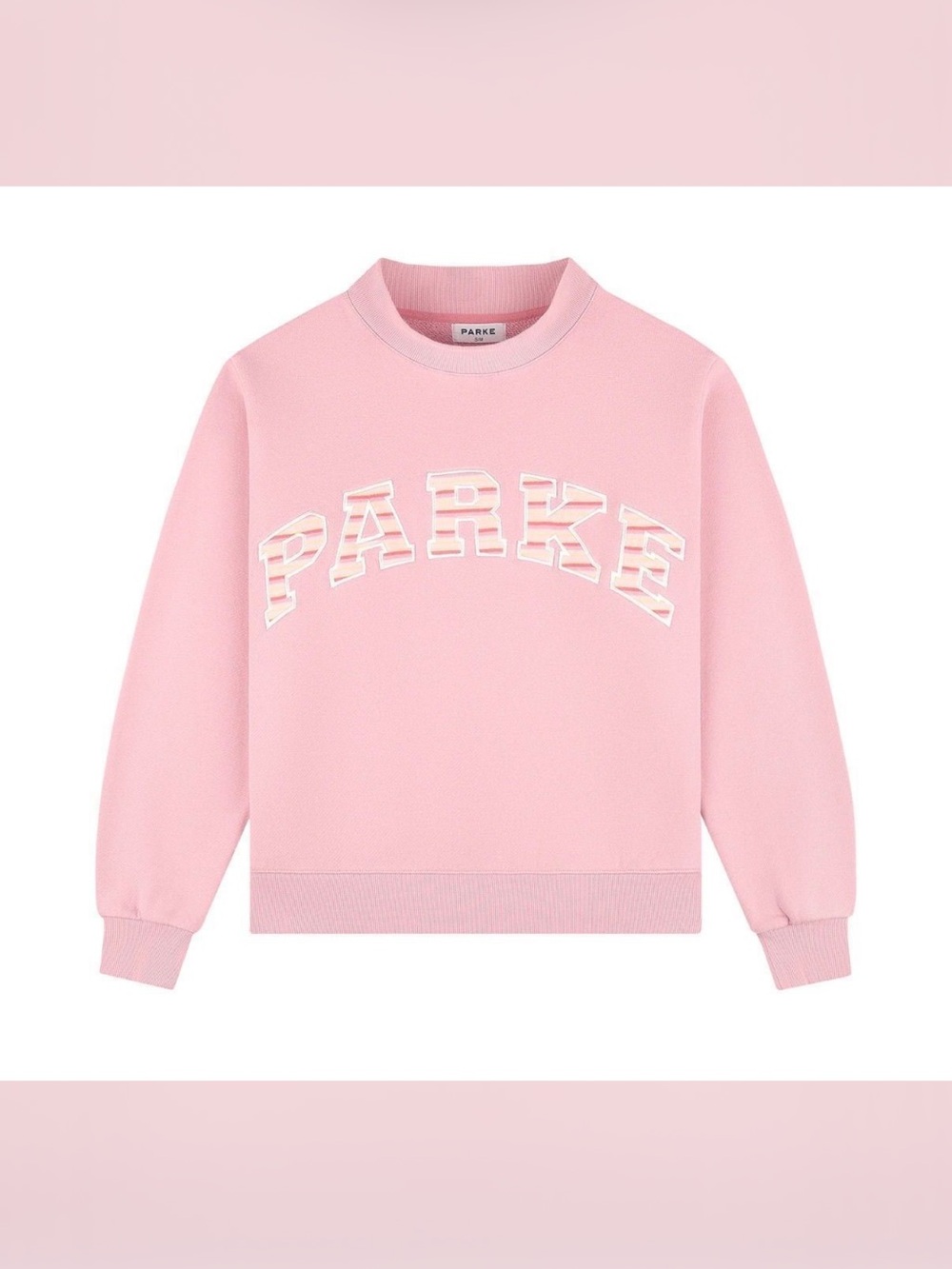 Parke Sweet Pea New In Bag Pastel Pink Logo Pullover